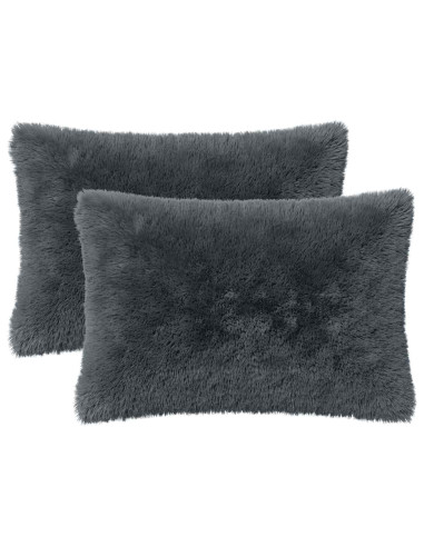Federa 2 pcs HEERLEN Antracite 40 x 60 cm Fleece PV