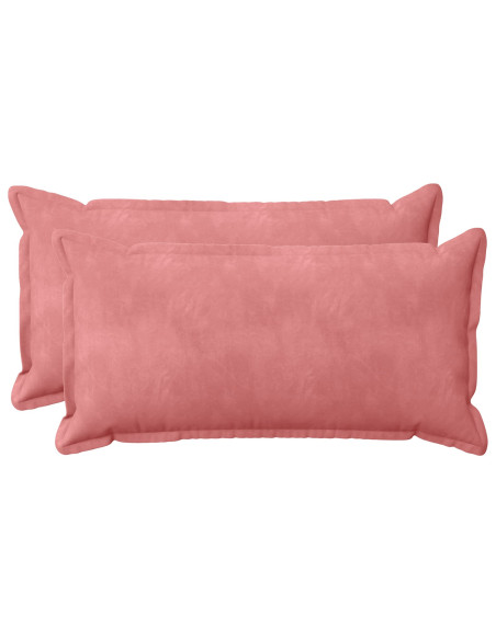 Federa 2 pcs HOUTEN Rosa 40 x 70 cm Velluto