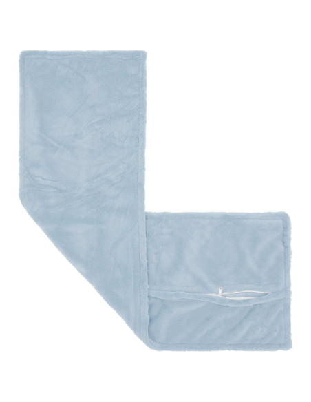 Federa HOUTEN Azzurro 40 x 145 cm Pelliccia di Coniglio Finta