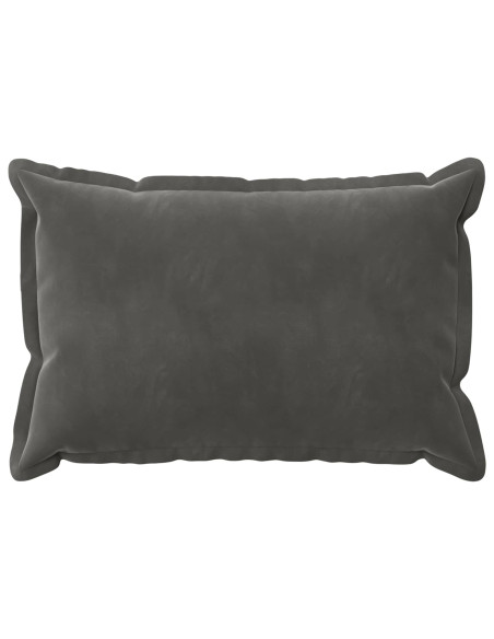 Federa 2 pcs HOUTEN Grigio Scuro 40 x 60 cm Velluto
