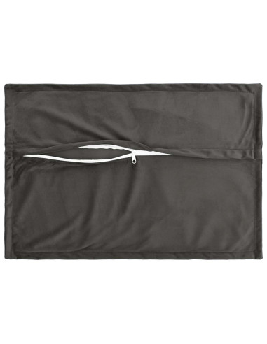 Federa 2 pcs HOUTEN Grigio Scuro 40 x 60 cm Velluto
