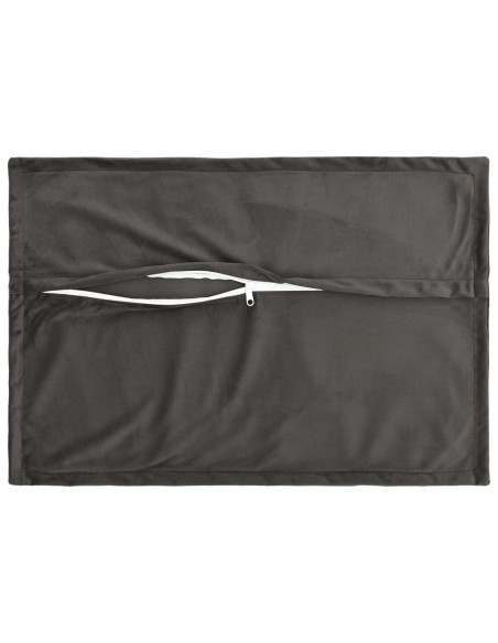 Federa 2 pcs HOUTEN Grigio Scuro 40 x 60 cm Velluto