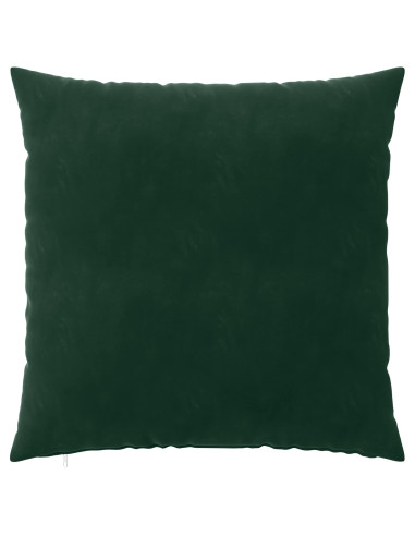 Federa 6 pcs HEERLEN Verde Scuro 60 x 60 cm Velluto