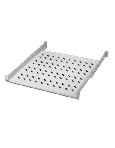 LINK RIPIANO PER ARMADIO 19" 1 UNITA PROFONDITA 450 MM. (UNIVERSALE) 4 ATTACCHI, BIANCO