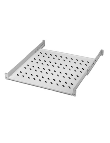LINK RIPIANO PER ARMADIO 19" 1 UNITA PROFONDITA 450 MM. (UNIVERSALE) 4 ATTACCHI, BIANCO