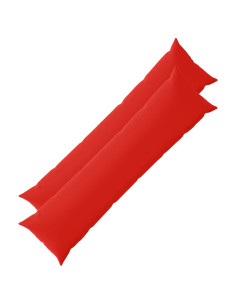 Federa 2 pcs HEERLEN Rosso 40 x 145 cm Poliestere