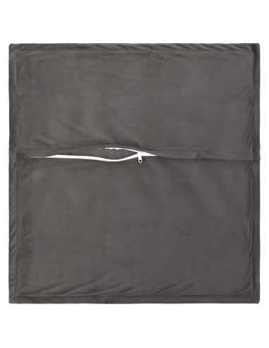 Federa 2 pcs HOUTEN Grigio Scuro 35 x 35 cm Velluto
