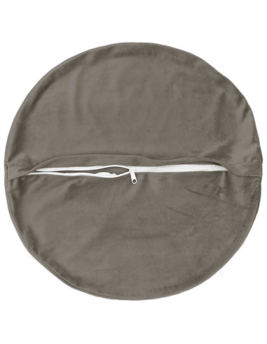 Federa 2 pcs HEERLEN Grigio Chiaro Ø 40 cm Velluto