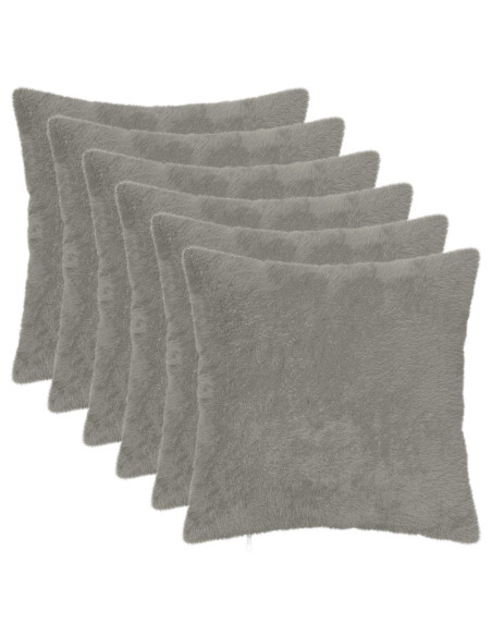 Federa 6 pz HEERLEN Grigio Chiaro 40 x 40 cm