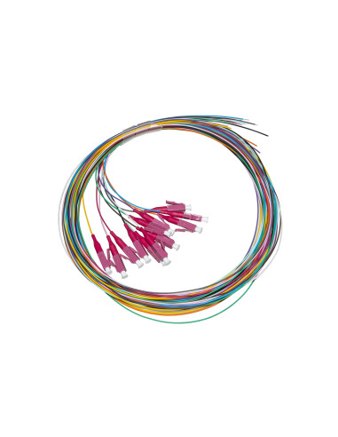 PIGTAIL FIBRA OTTICA 2MT LC 12*PZ MULTIMODALE SIMPLEX OM4 50/125 COL.