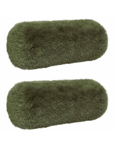 Federa 2 pcs HEERLEN Verde Ø 15 x 40 cm Fleece PV