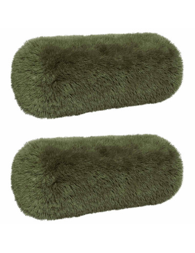 Federa 2 pcs HEERLEN Verde Ø 15 x 40 cm Fleece PV
