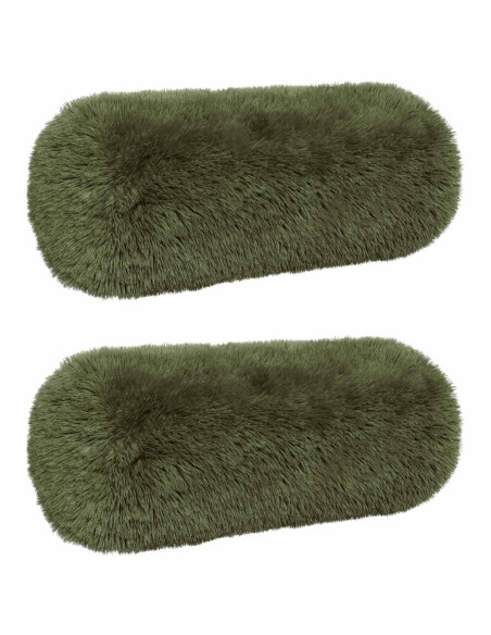 Federa 2 pcs HEERLEN Verde Ø 15 x 40 cm Fleece PV
