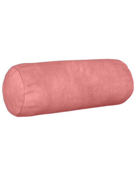 Federa 2 pcs HEERLEN Rosa Ø 15 x 40 cm Velluto