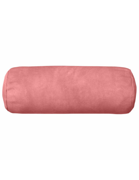Federa 2 pcs HEERLEN Rosa Ø 15 x 40 cm Velluto
