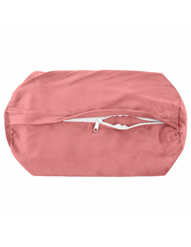 Federa 2 pcs HEERLEN Rosa Ø 15 x 40 cm Velluto