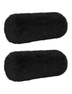 Federa 2 pcs HEERLEN Nero Ø 15 x 40 cm Fleece PV 2