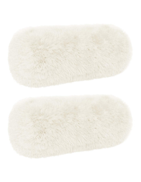 Federa 2 pcs HEERLEN Bianco Ø 15 x 40 cm Fleece PV
