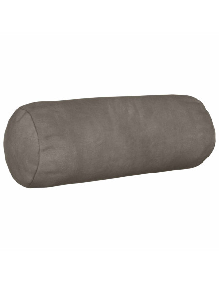 Federa 2 pcs HEERLEN Grigio Chiaro Ø 15 x 40 cm Velluto