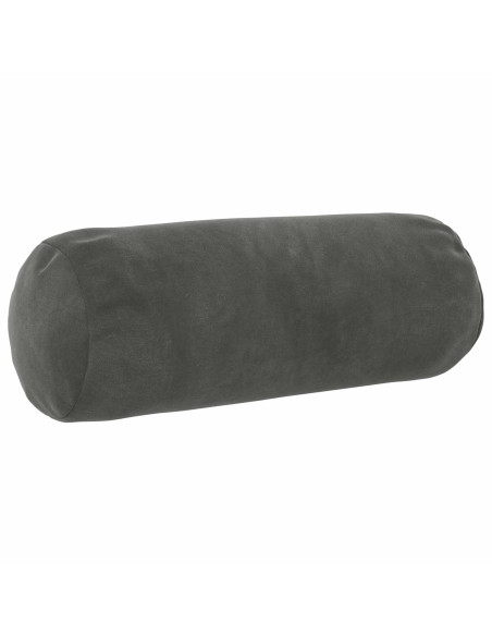 Federa 2 pcs HEERLEN Grigio Scuro Ø 15 x 40 cm Velluto