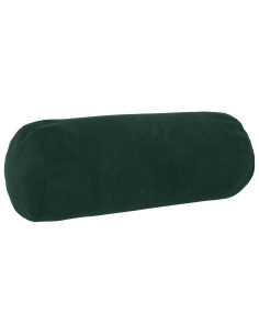 Federa 2 pcs HEERLEN Verde Scuro Ø 15 x 40 cm Velluto 2