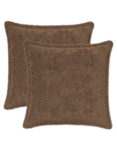 Federa 2 pz HOUTEN Marrone Chiaro 35 x 35 cm