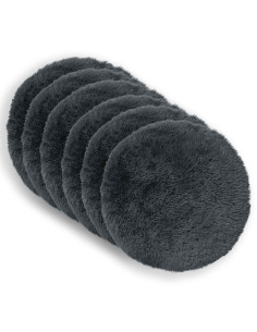 Federa 6 pcs HEERLEN Antracite Ø 60 cm Fleece PV