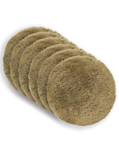 Federa 6 pcs HEERLEN Verde chiaro Ø 60 cm Fleece PV