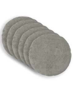 Federa 6 pz HEERLEN Grigio Chiaro Ø 60 cm