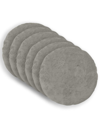 Federa 6 pz HEERLEN Grigio Chiaro Ø 60 cm
