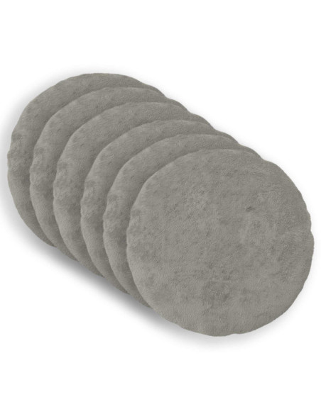 Federa 6 pz HEERLEN Grigio Chiaro Ø 60 cm