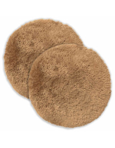 Federa 2 pcs HEERLEN Tortora Ø 60 cm Fleece PV