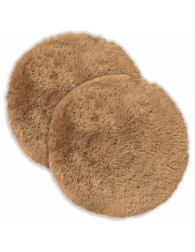 Federa 2 pcs HEERLEN Tortora Ø 60 cm Fleece PV
