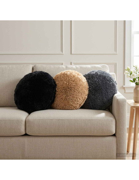 Federa 2 pcs HEERLEN Antracite Ø 40 cm Fleece PV