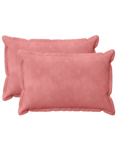 Federa 2 pcs HOUTEN Rosa 40 x 60 cm Velluto