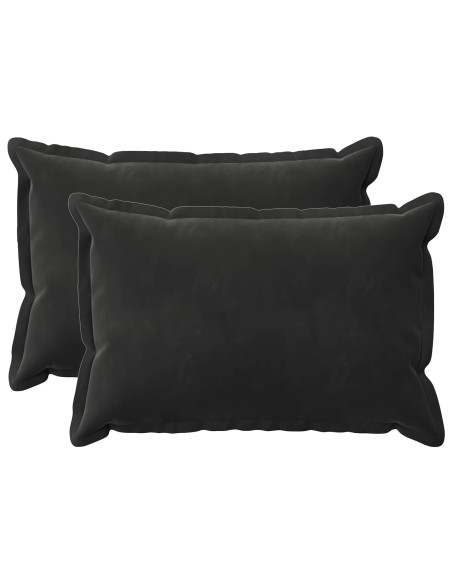 Federa 2 pcs HOUTEN Nero 40 x 60 cm Velluto