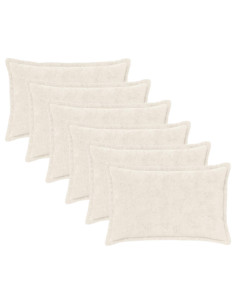 Federa 6 pz HOUTEN Bianco 40 x 60 cm
