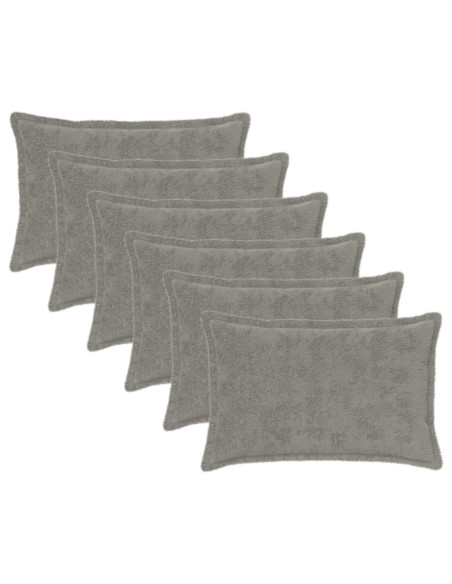 Federa 6 pz HOUTEN Grigio Chiaro 40 x 60 cm