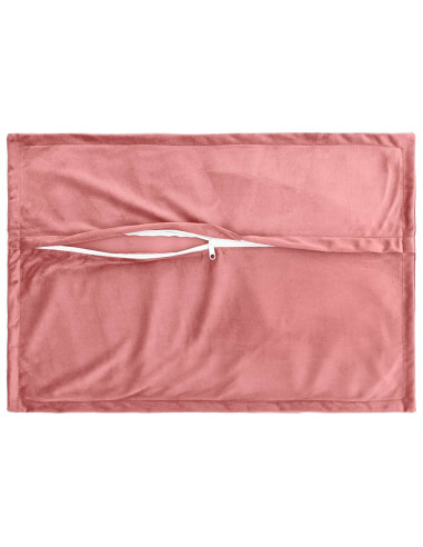 Federa 2 pcs HOUTEN Rosa 40 x 60 cm Velluto