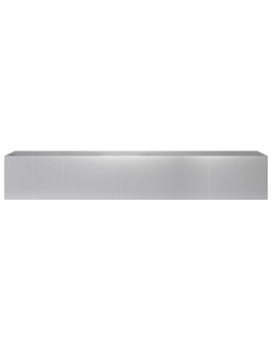 Vaso da giardino Argento 360 x 40 x 60 cm Acciaio zincato
