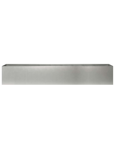 Vaso da giardino Argento 360 x 40 x 60 cm Acciaio Inox