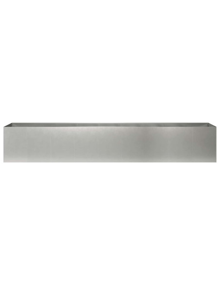 Vaso da giardino Argento 360 x 40 x 60 cm Acciaio Inox