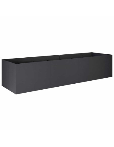 Vaso da giardino Nero 280 x 80 x 60 cm