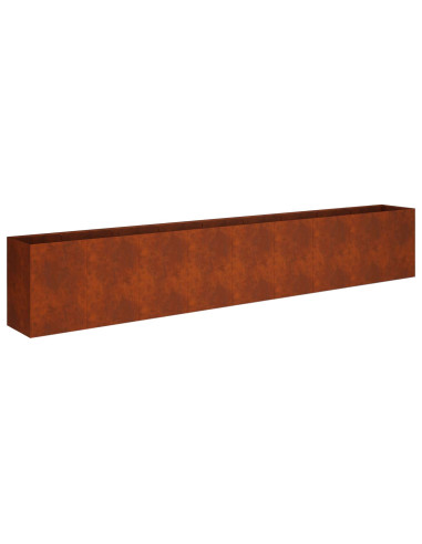 Vaso da giardino Ruggine 360 x 40 x 60 cm Acciaio Corten