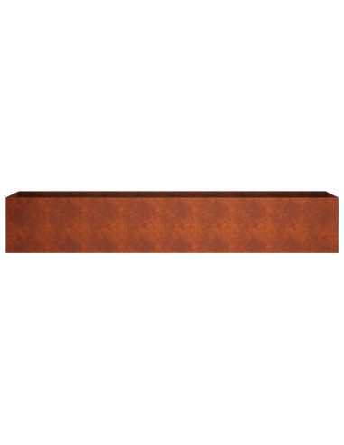 Vaso da giardino Ruggine 360 x 40 x 60 cm Acciaio Corten