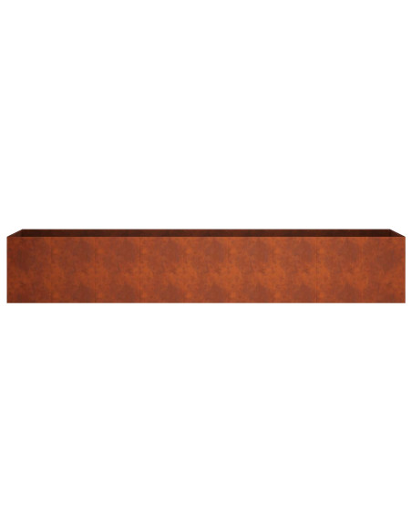 Vaso da giardino Ruggine 360 x 40 x 60 cm Acciaio Corten