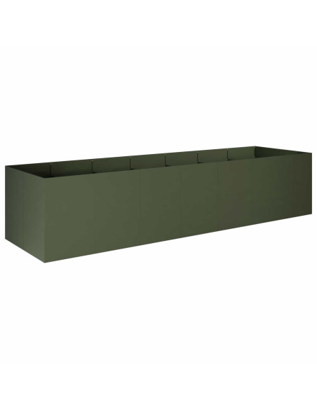 Vaso da giardino Verde Oliva 280 x 80 x 60 cm