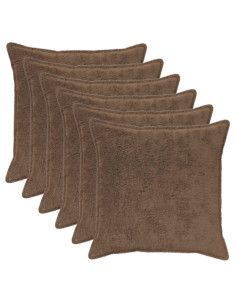Federa 6 pz HOUTEN Marrone Chiaro 65 x 65 cm