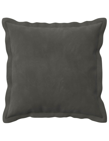 Federa 6 pcs HOUTEN Grigio Scuro 35 x 35 cm Velluto