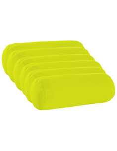 Federa 6 pcs HEERLEN Verde brillante. Ø 15 x 40 cm Poliestere
